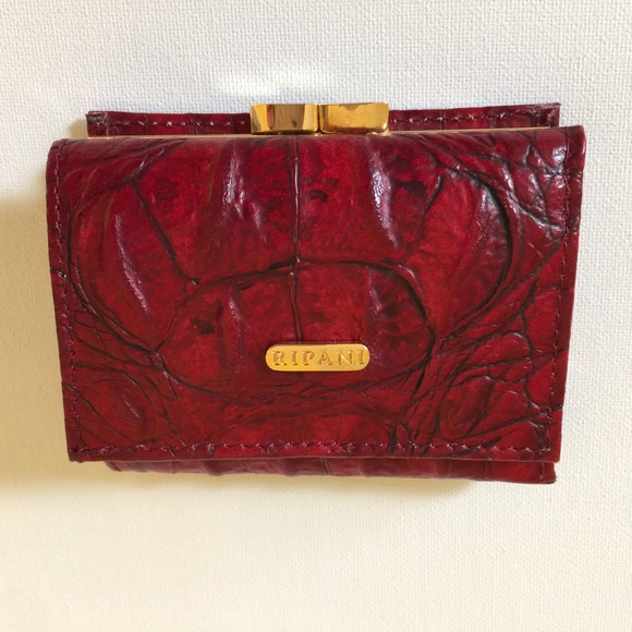 Ripani Handbags - NWOT Ripani Trifold Leather Wallet